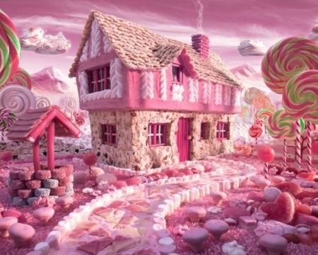 The Candy House The Candy House Fantasy Abstract Background Wallpapers on