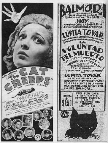 The Cat Creeps The Cat Creeps 1930 HORRORPEDIA