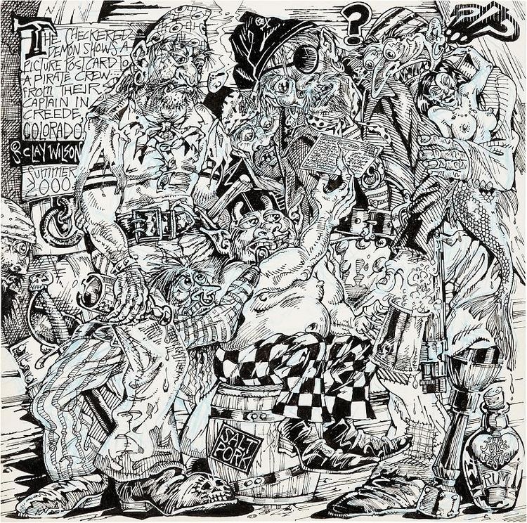 The Checkered Demon The Checkered Demon by S Clay Wilson in Lars Teglbjaerg39s Wilson