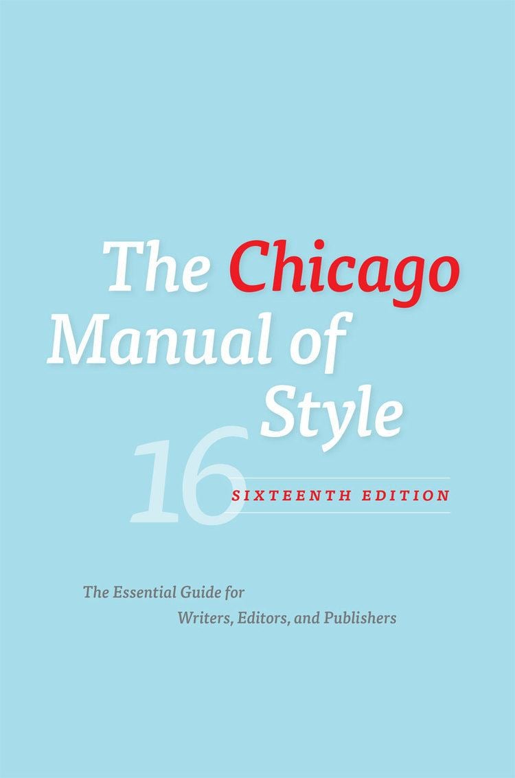 The Chicago Manual of Style tmmchicagodistributioncentercomIsbnImages97802