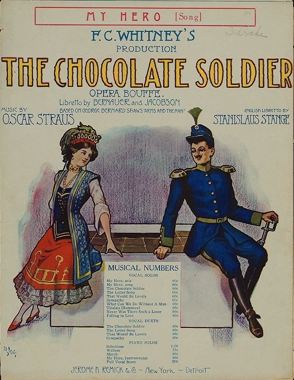 The Chocolate Soldier Musical Theater Research Project The Chocolate Soldier