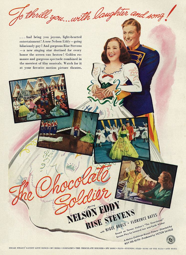 The Chocolate Soldier 1942 MGM Musical Film Ad quotThe Chocolate Soldierquot Starrin Flickr