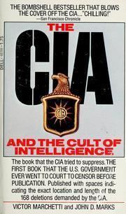 The CIA and the Cult of Intelligence httpscoversopenlibraryorgbid6473134Mjpg