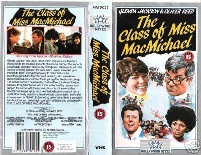 The Class of Miss MacMichael The Class Of Miss MacMichael 1978 VHS Glenda Jackson Oluiver