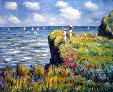 The Cliff Walk at Pourville Cliff Walk at Pourville Claude Monet 1882 Pictify your social
