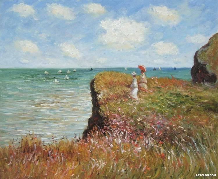 The Cliff Walk at Pourville Cliff Walk at Pourville 1882 by Claude Monet ThingLink