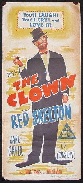 The Clown (1953 film) Australian Daybill