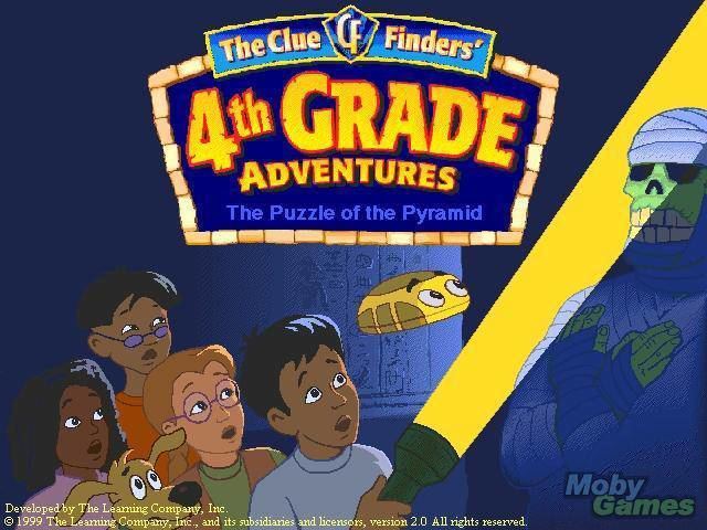 The ClueFinders 4th Grade Adventures: Puzzle of the Pyramid wwwmyabandonwarecommediascreenshotsttheclue