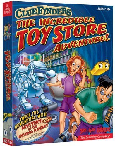The ClueFinders: The Incredible Toy Store Adventure! Amazoncom Cluefinders The Incredible Toy Store Adventure PCMac