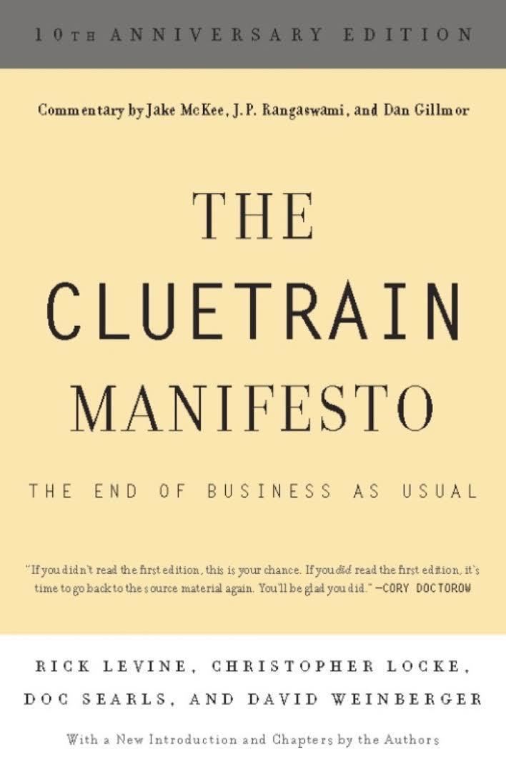 The Cluetrain Manifesto t2gstaticcomimagesqtbnANd9GcTh9cknA0F5QaJM2C