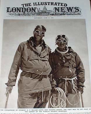 The Conquest of Everest Illustrated London News 1953 Conquest of Everest