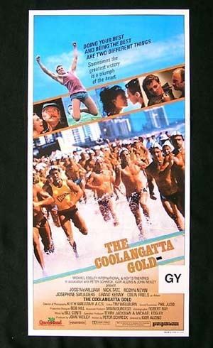 The Coolangatta Gold (film) COOLANGATTA GOLD 1984 Surfing Ironman Colin Friels Movie poster