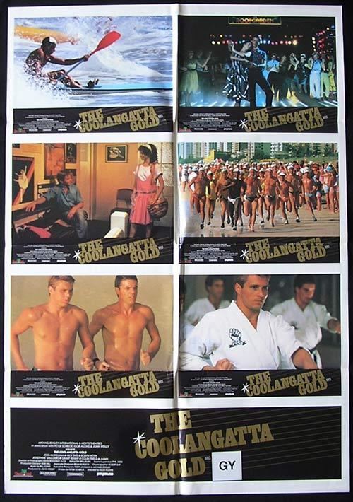 The Coolangatta Gold (film) COOLANGATTA GOLD 1984 Surfing Ironman Colin Friels RARE Photo sheet