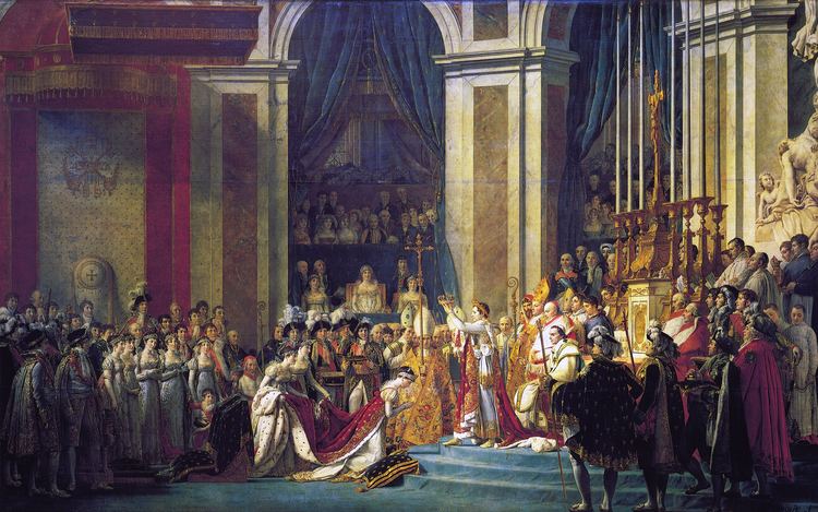 The Coronation of Napoleon httpsuploadwikimediaorgwikipediacommons00