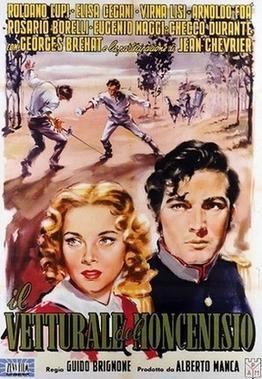 The Courier of Moncenisio (1956 film) movie poster