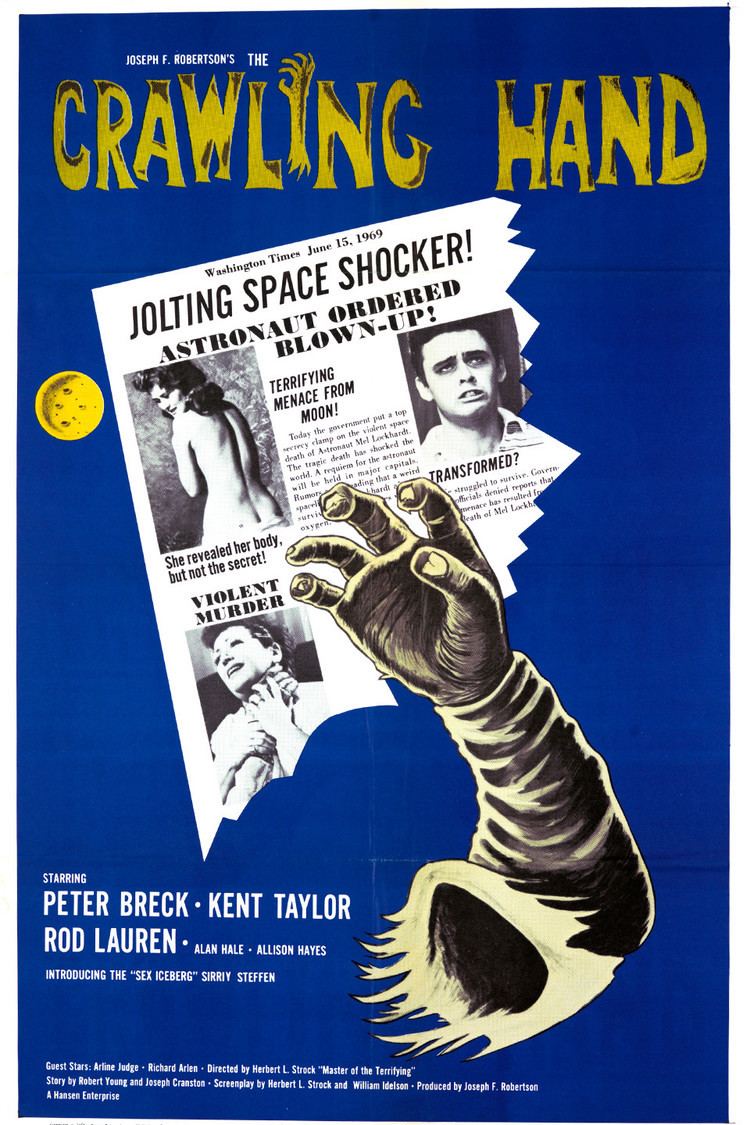 The Crawling Hand wwwgstaticcomtvthumbmovieposters39788p39788