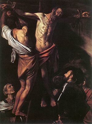 The Crucifixion of Saint Andrew (Caravaggio) httpsuploadwikimediaorgwikipediacommonsthu