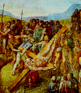 The Crucifixion of St. Peter (Michelangelo) Melissa39s Myriad Michelangelo Buonarroti