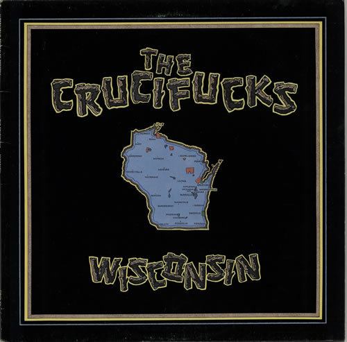 The Crucifucks The Crucifucks Wisconsin Yellow Vinyl UK vinyl LP album LP record