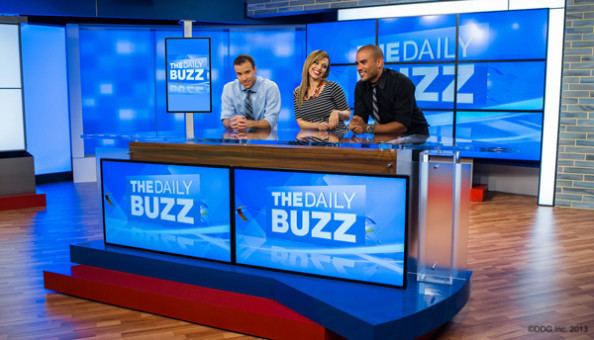 The Daily Buzz The Daily Buzz39 debuts new set NewscastStudio