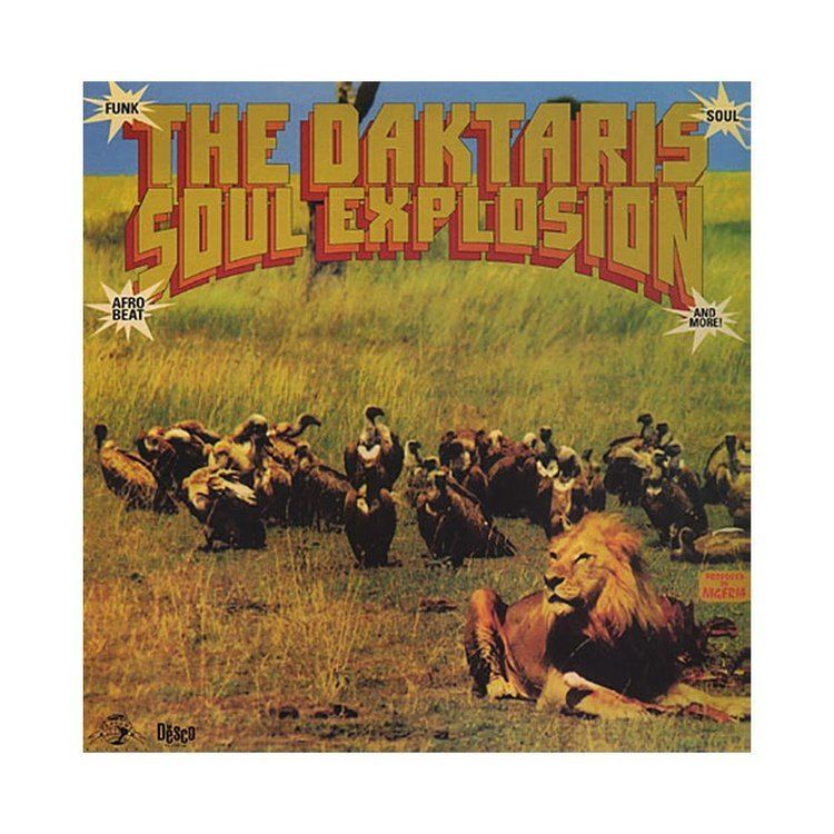The Daktaris The Daktaris Soul Explosion Vinyl LP cover art album stream