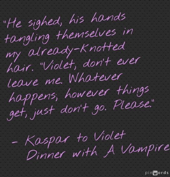 The Dark Heroine Favorite quote from The Dark Heroine Dinner with A Vampire by