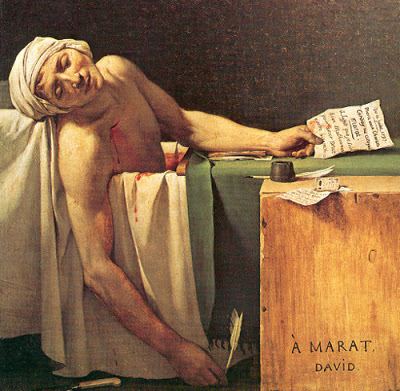 The Death of Marat THE CALLADUS BLOG Friday in the atelier quotThe Death of Maratquot by