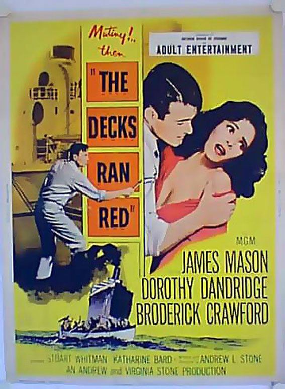 The Decks Ran Red INFAMIA SUL MARE MOVIE POSTER THE DECKS RAN RED MOVIE POSTER