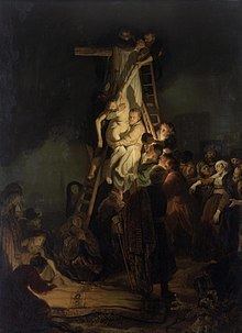 The Descent from the Cross (Rembrandt, 1634) httpsuploadwikimediaorgwikipediacommonsthu