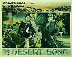 The Desert Song (1929 film) The Desert Song 1929 film Wikipedia