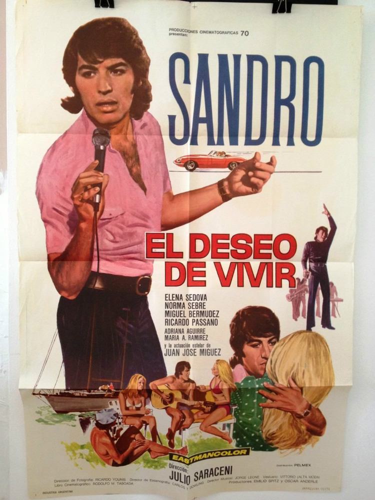 The Desire to Live Afiche De Cine El Deseo De Vivir Sandro 140000 en Mercado