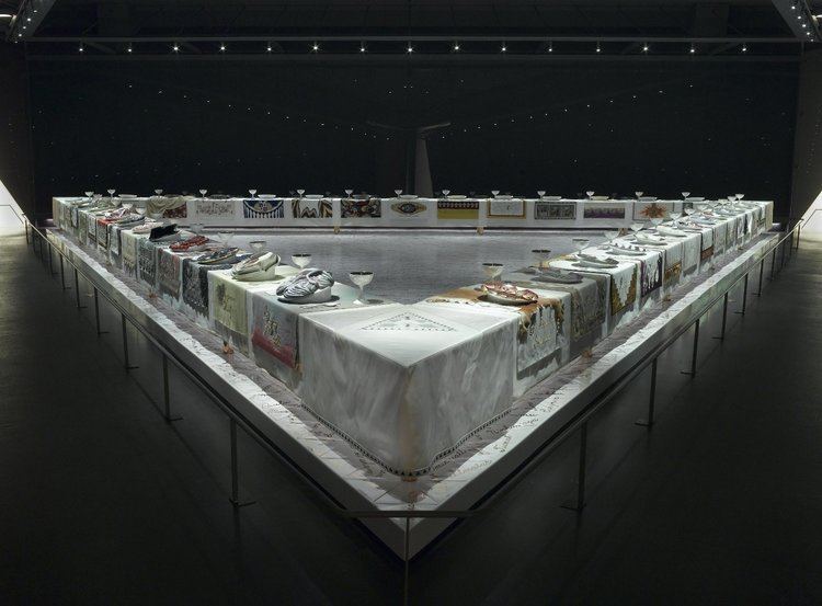 The Dinner Party Brooklyn Museum The Dinner Party by Judy Chicago
