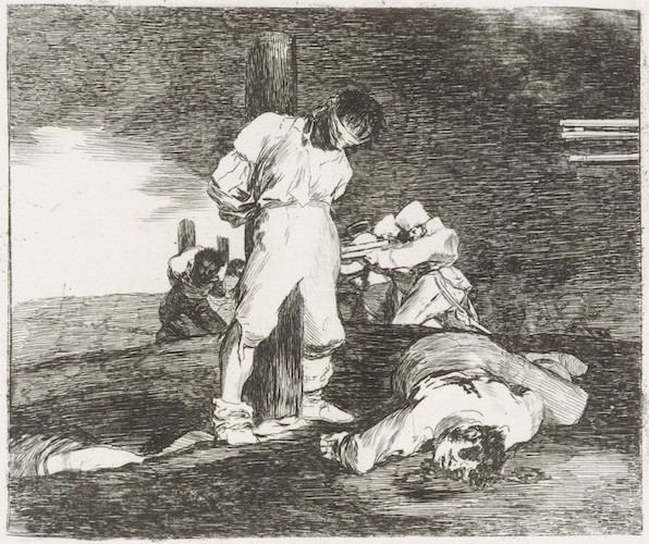 The Disasters of War Goya And there39s nothing to be done from the Disasters of War