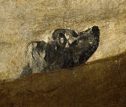The Dog (Goya) Thomasdorsett The Black Paintings of Goya Part 1 El Perro The Dog
