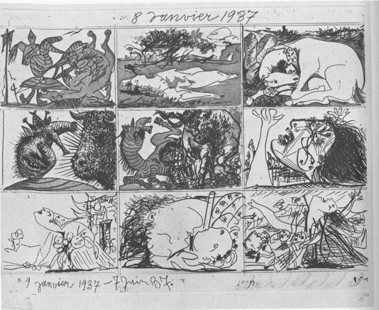 The Dream and Lie of Franco Dream and Lie of Franco 1937 Pablo Picasso WikiArtorg