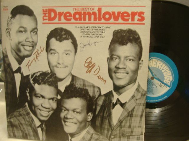 The Dreamlovers DREAMLOVERS LP SIGNED AUTOGRAPH SOUL BEST OF Guaranteed Autographs
