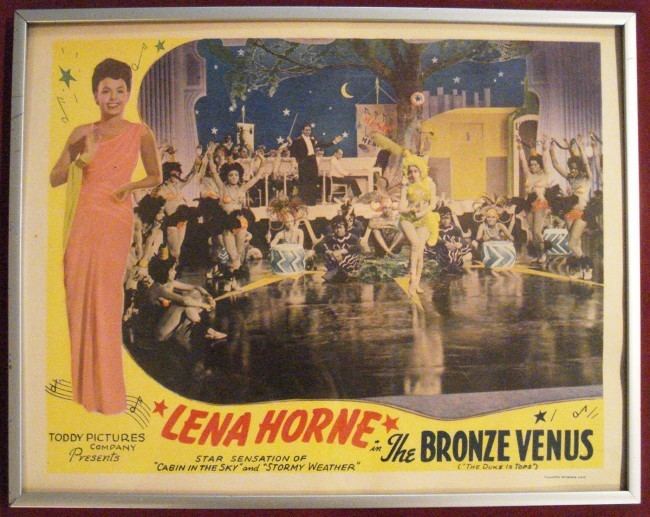 The Duke Is Tops Bronze Venus aka The Duke Is Tops 1938 Framed Lobby Card Fine