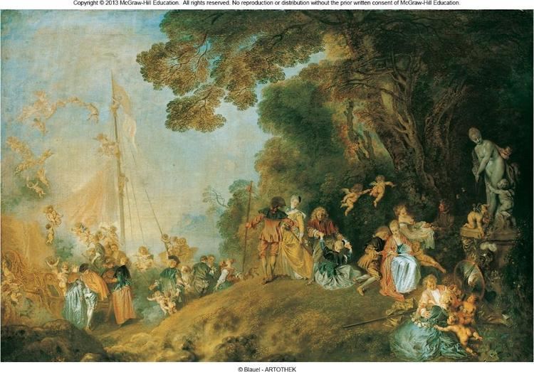 The Embarkation for Cythera Rococo