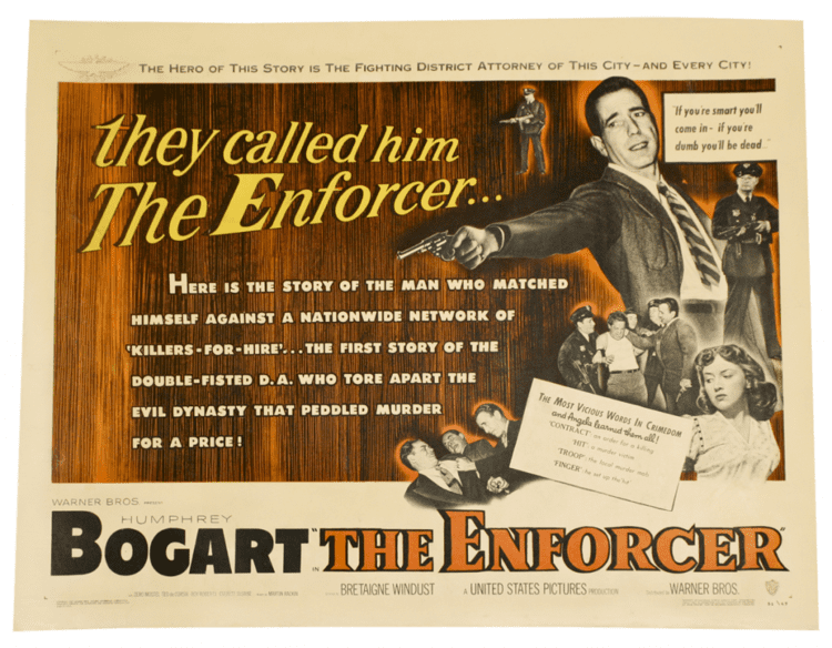 The Enforcer (1951 film) The Enforcer 1951 Original Half Sheet