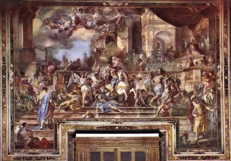 The Expulsion of Heliodorus from the Temple FileFrancesco Solimena Expulsion of Heliodorus from the Temple