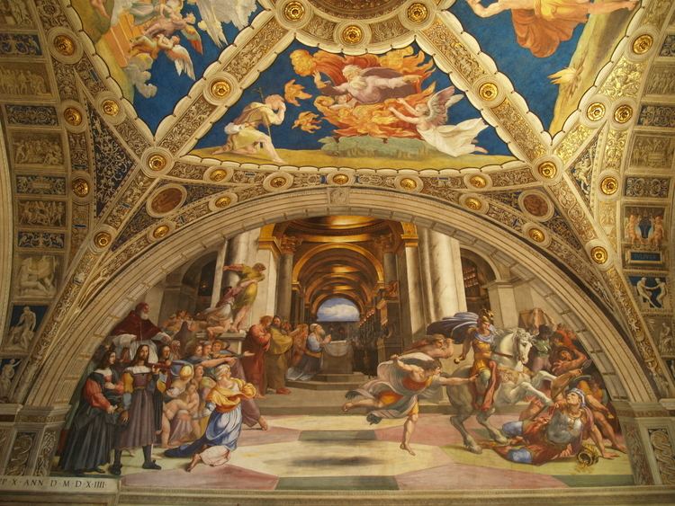 The Expulsion of Heliodorus from the Temple FileExpulsion of Heliodorus from the Temple by RaphaelJPG
