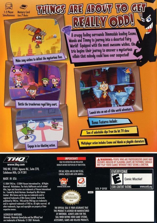 The Fairly OddParents: Shadow Showdown The Fairly OddParents Shadow Showdown Box Shot for GameCube GameFAQs