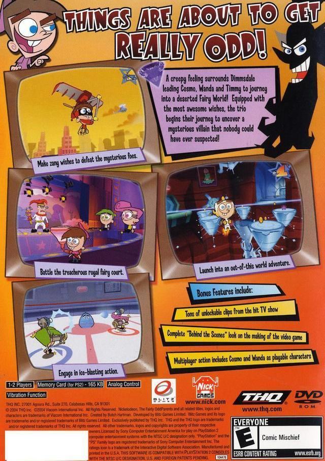 The Fairly OddParents: Shadow Showdown The Fairly OddParents Shadow Showdown Box Shot for PlayStation 2