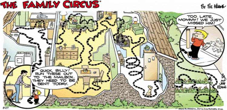 The Family Circus Daredevil Pulls a Family Circus Bound Network