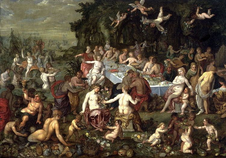 The Feast of the Gods Feast of the Gods Jan Brueghel the Elder Hendrick van Balen the