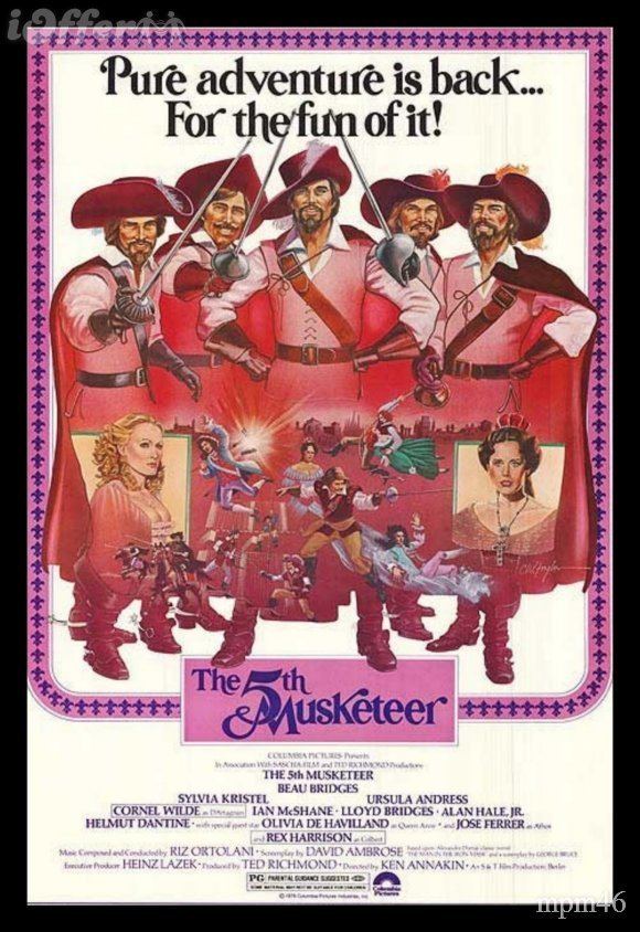 The Fifth Musketeer Classic Rare Action The Fifth Musketeer Ursula Andress for sale