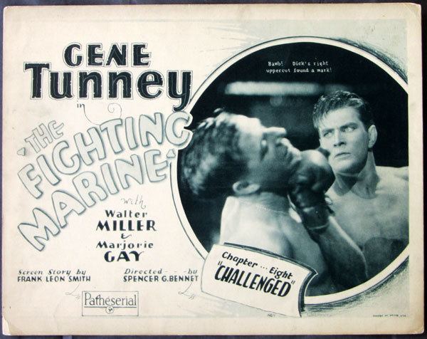 The Fighting Marine Lobby card for the 1926 silent serial The Fighting Marine starring