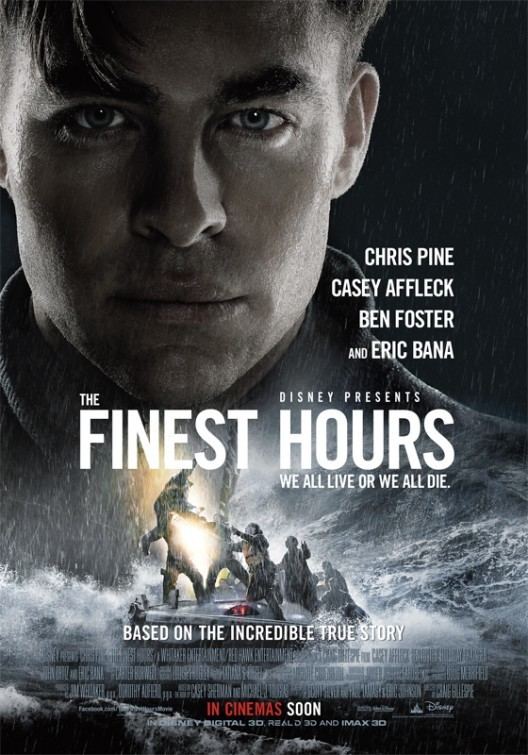 The Finest Hours (2016 film) The Finest Hours Movie Poster 2016 Action Chris Pine Casey