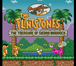 The Flintstones: The Treasure of Sierra Madrock Flintstones The The Treasure of Sierra Madrock USA ROM lt SNES