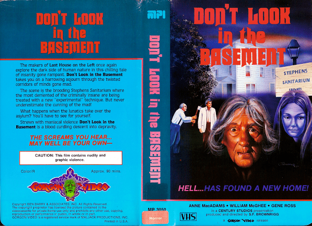 The Forgotten (1973 film) Video Nasties Dont Look In The Basement aka The Forgotten 1973